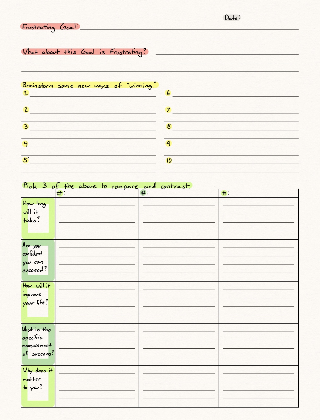 Frustrating Goal - Notability Gallery