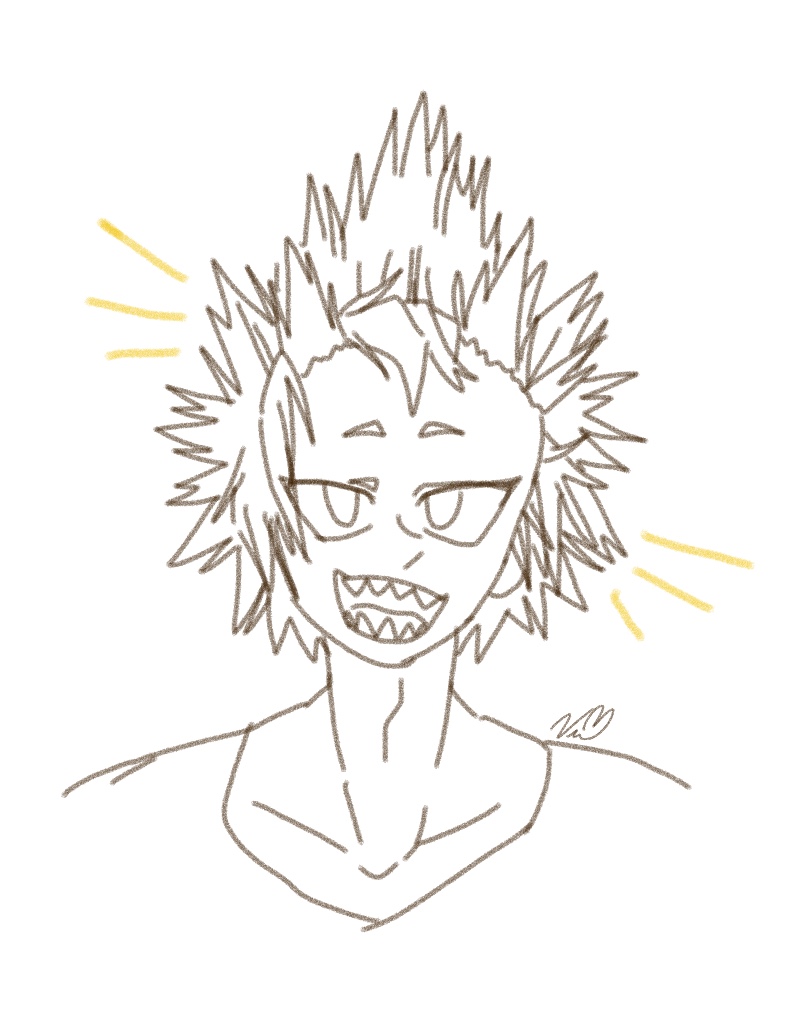 Kirishima Fanart😍 ️‍🔥 - Notability Gallery