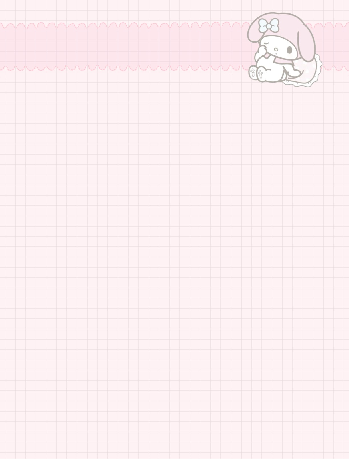 Cute My Melody Notes Sanrio - Notability Gallery