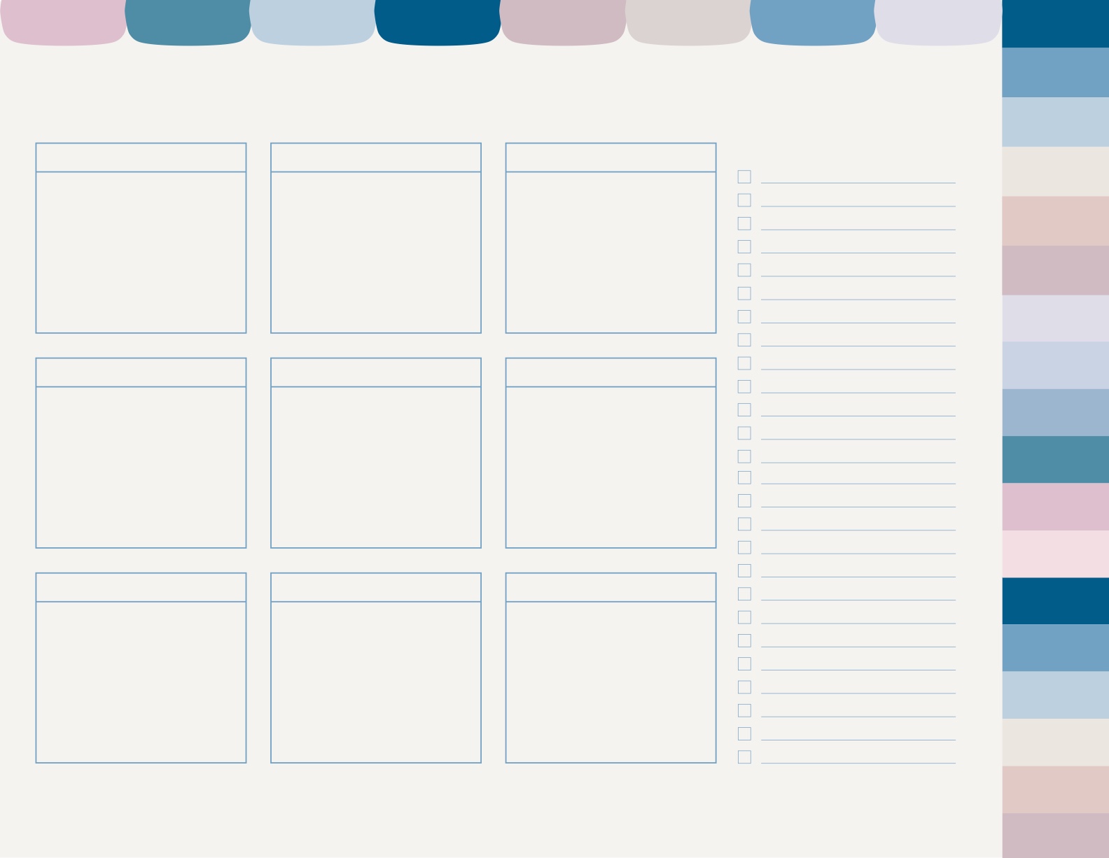 Pastel Tabs - Boxes - Notability Gallery