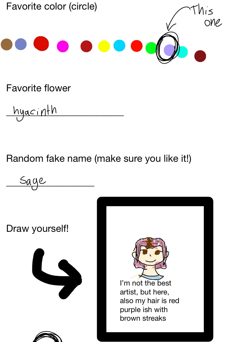 Sheet To Fill In - Notability Gallery