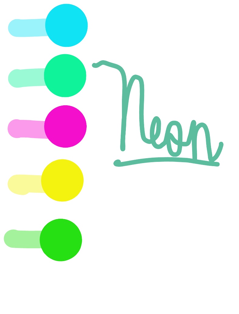 Neon Color Palette - Notability Gallery