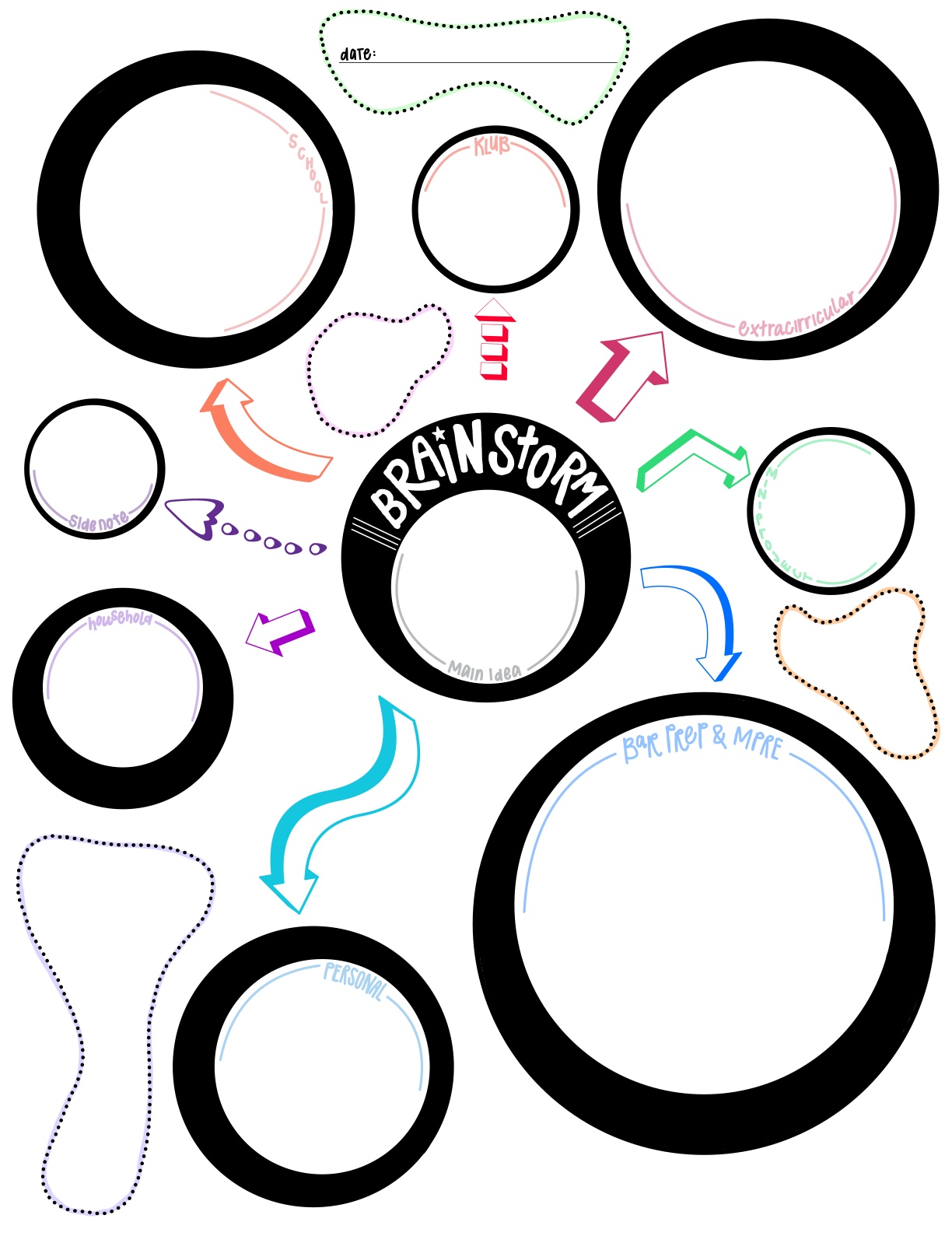 Brainstorm Bubbles - Notability Gallery