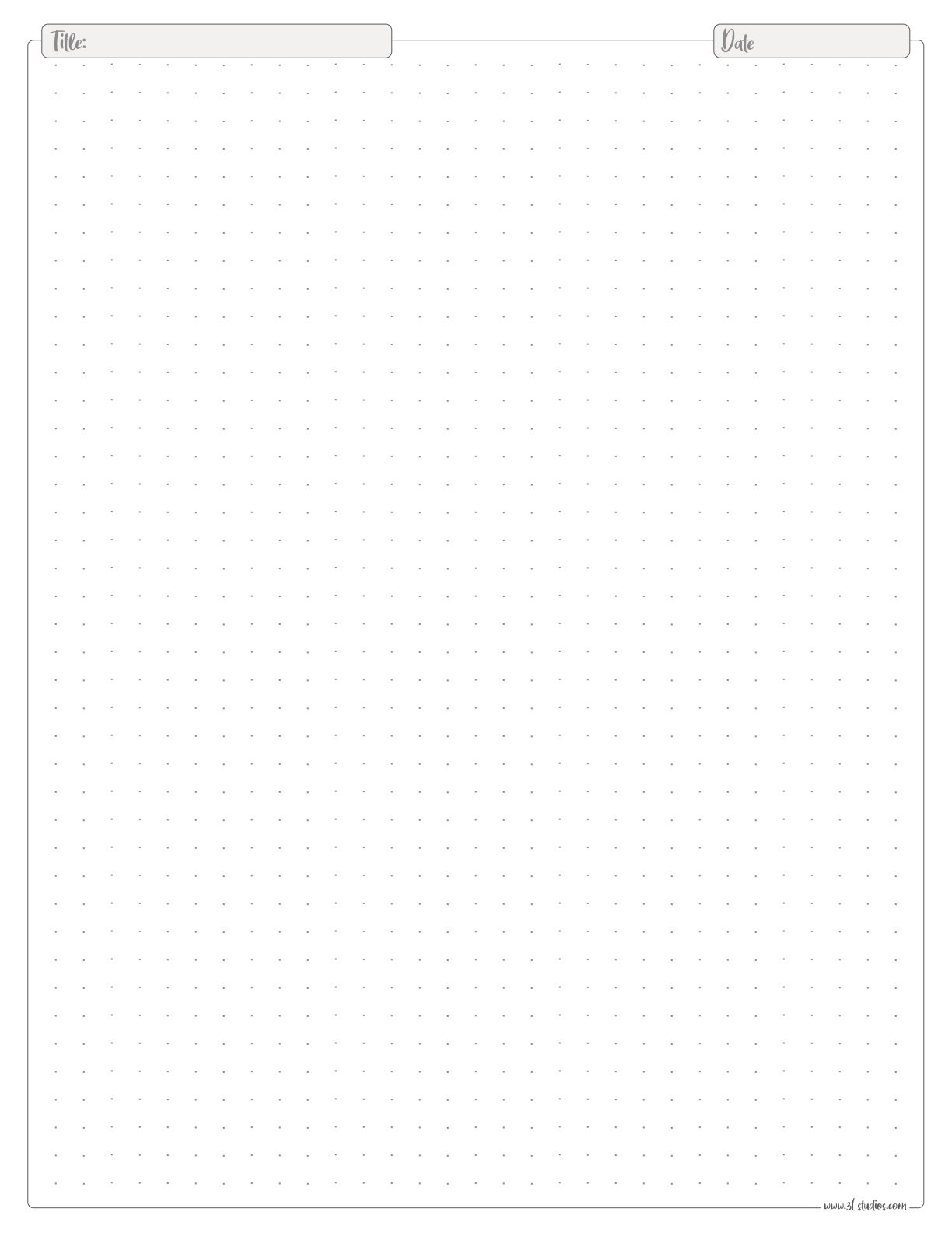 3L_dot Grid - Notability Gallery