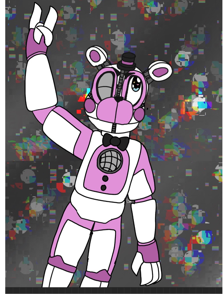 Lolbit and Pink Freddy by SpeedWorker -- Fur Affinity [dot] net