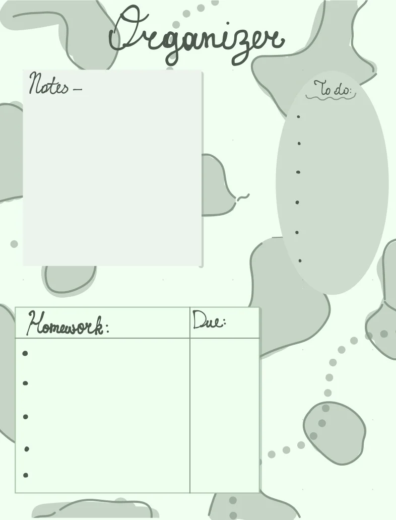 Green Organizer Template 🍵 - Notability Gallery