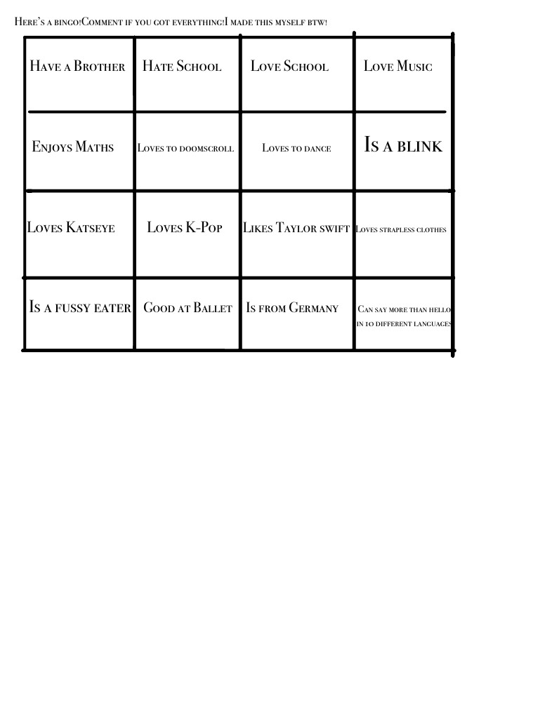 Here’s A Fun Bingo! - Notability Gallery