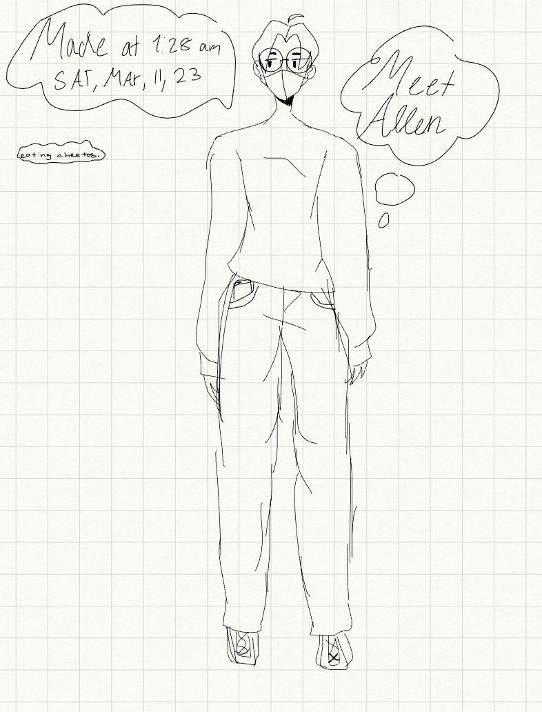 I Was Studying And I Drew This - Notability Gallery