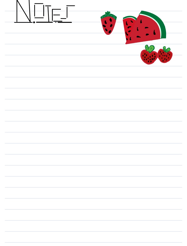 FRUITY NOTES🤍🤍 - Notability Gallery