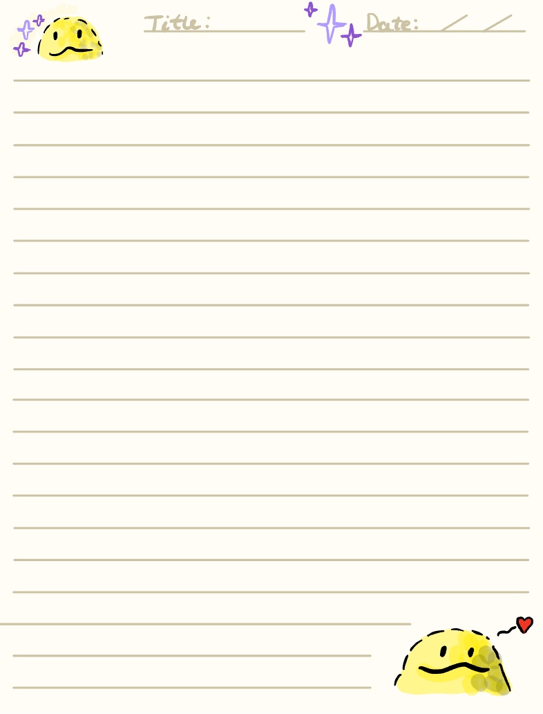 Baby Chick Soft Yellow Template - Notability Gallery