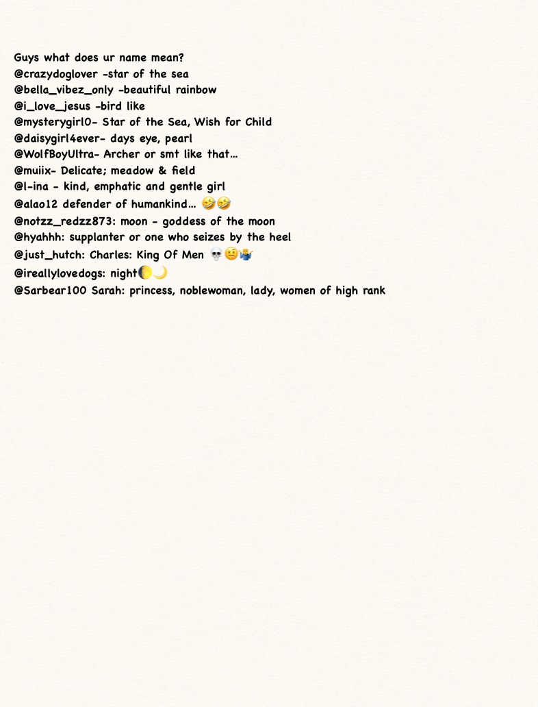 I Literally Got My Name From The Goddess Of The Night💀💀 - Notability ...