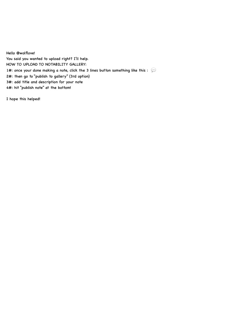 HOW TO PUBLISH A NOTE - Notability Gallery