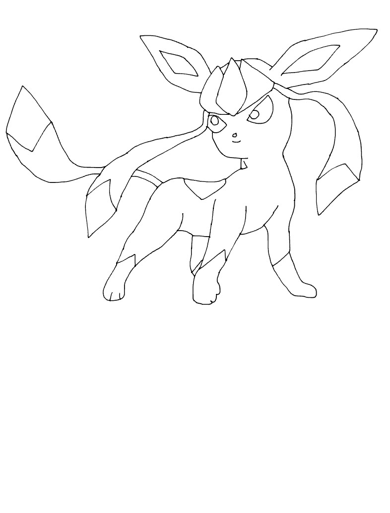 Glaceon (non Colored) - Notability Gallery