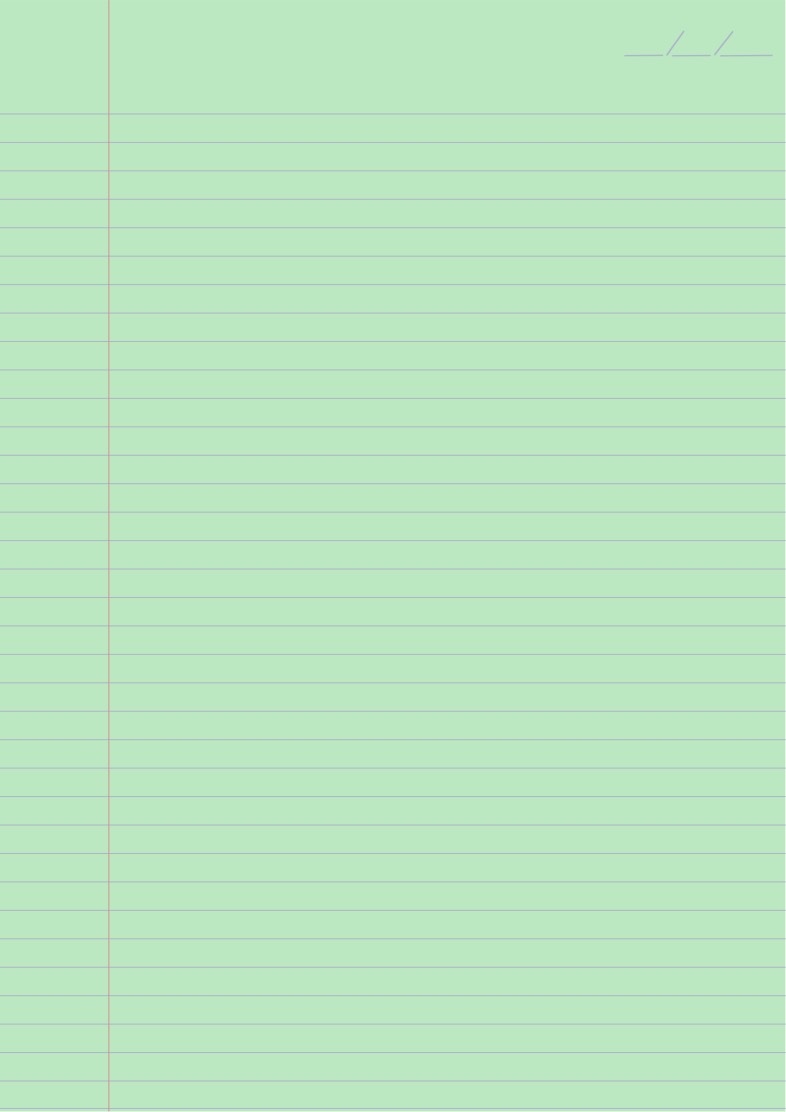 Irlen Mint Green Lined Note Paper - Notability Gallery