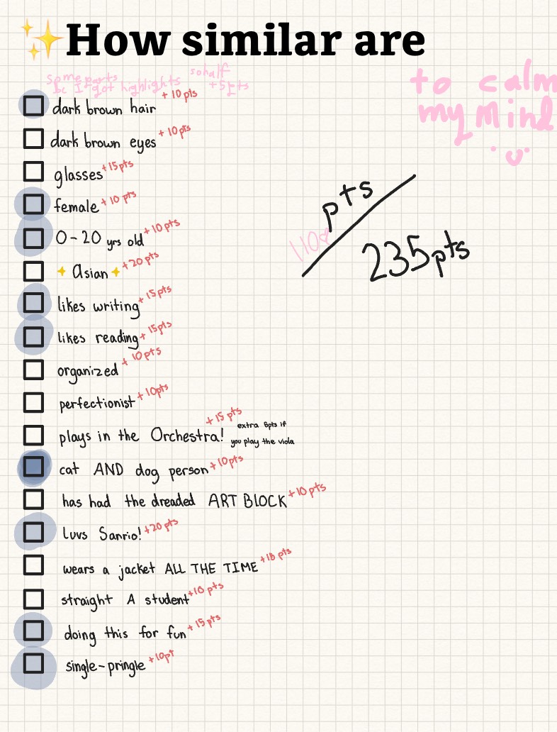 We Are Kinda Similar? - Notability Gallery