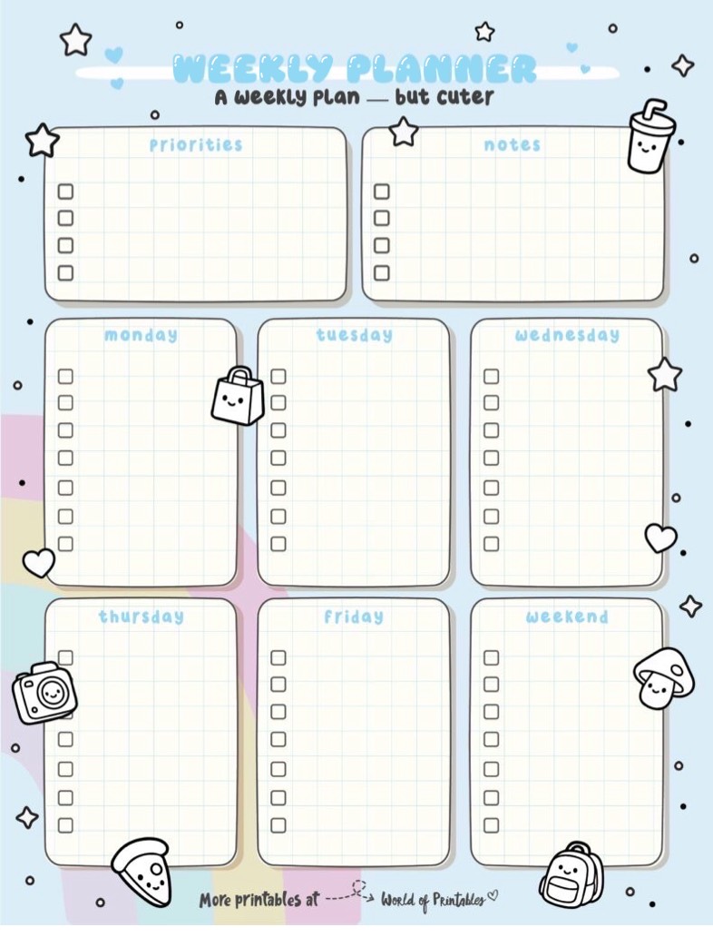 Weekly Planner - Notability Gallery