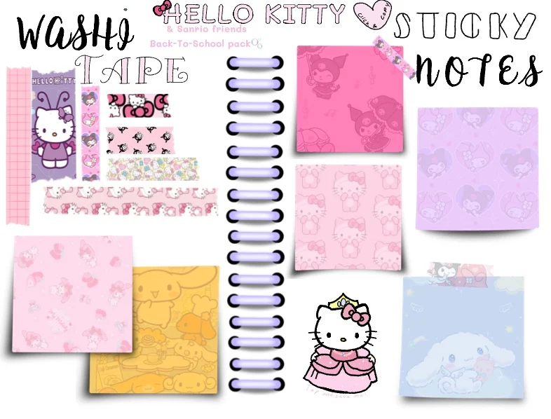 Sanrio Tape & Sticky Notes☁️ - Notability Gallery