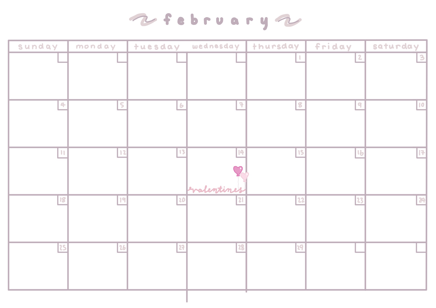 February 2024 Planner - Notability Gallery