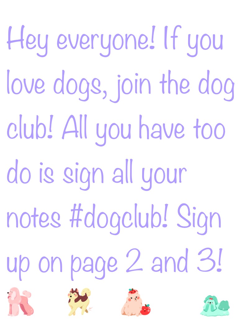 Dog Club - Notability Gallery