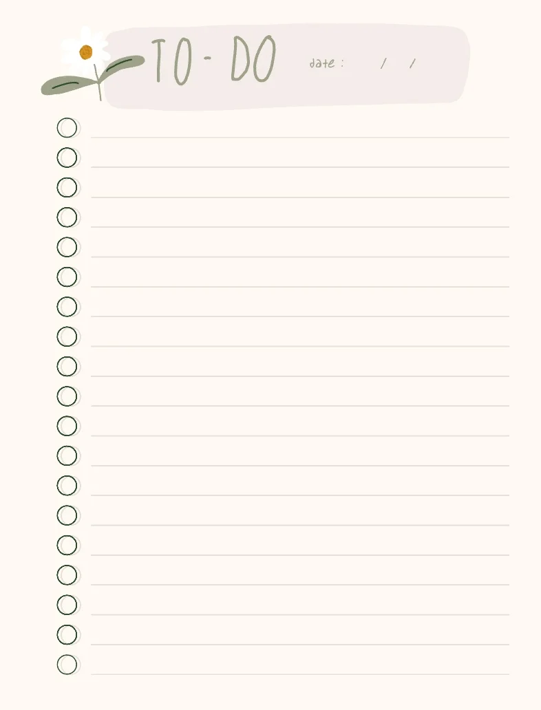 Flower To Do List - Notability Gallery