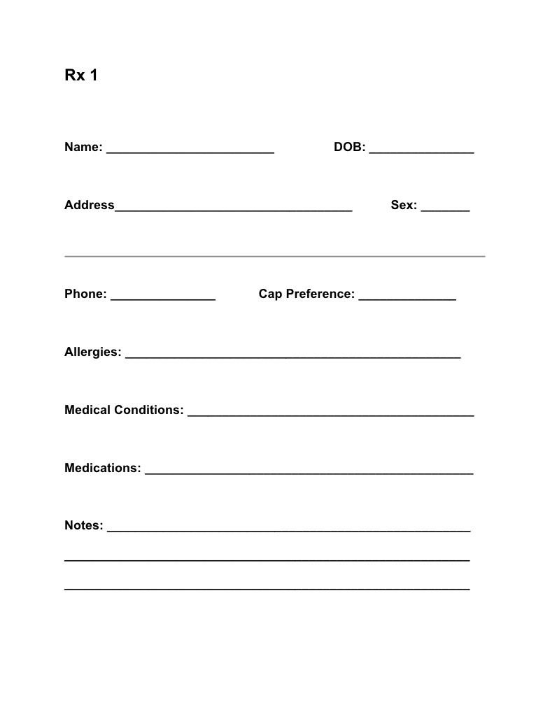 Patient's Info Form - Notability Gallery