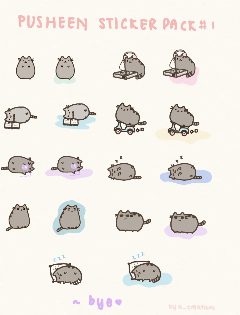 Pusheen - Sticker Variety Pack Sticker Variety Pack