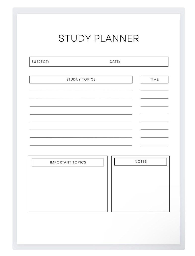 Study Planner - Notability Gallery