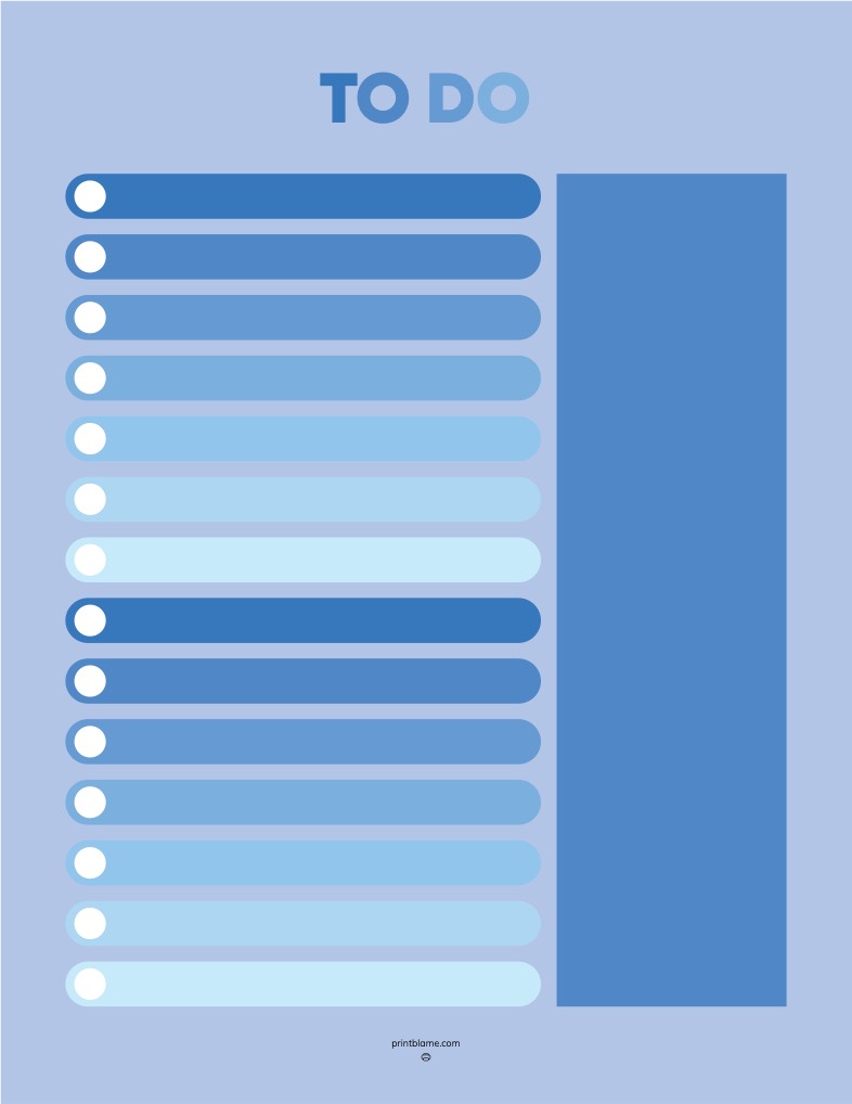 Blue To Do Checklist - Notability Gallery