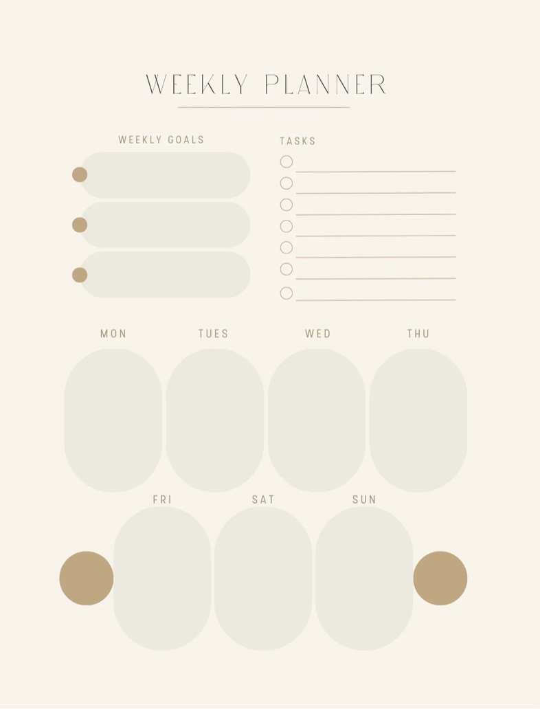 #Weekly Planner - Notability Gallery