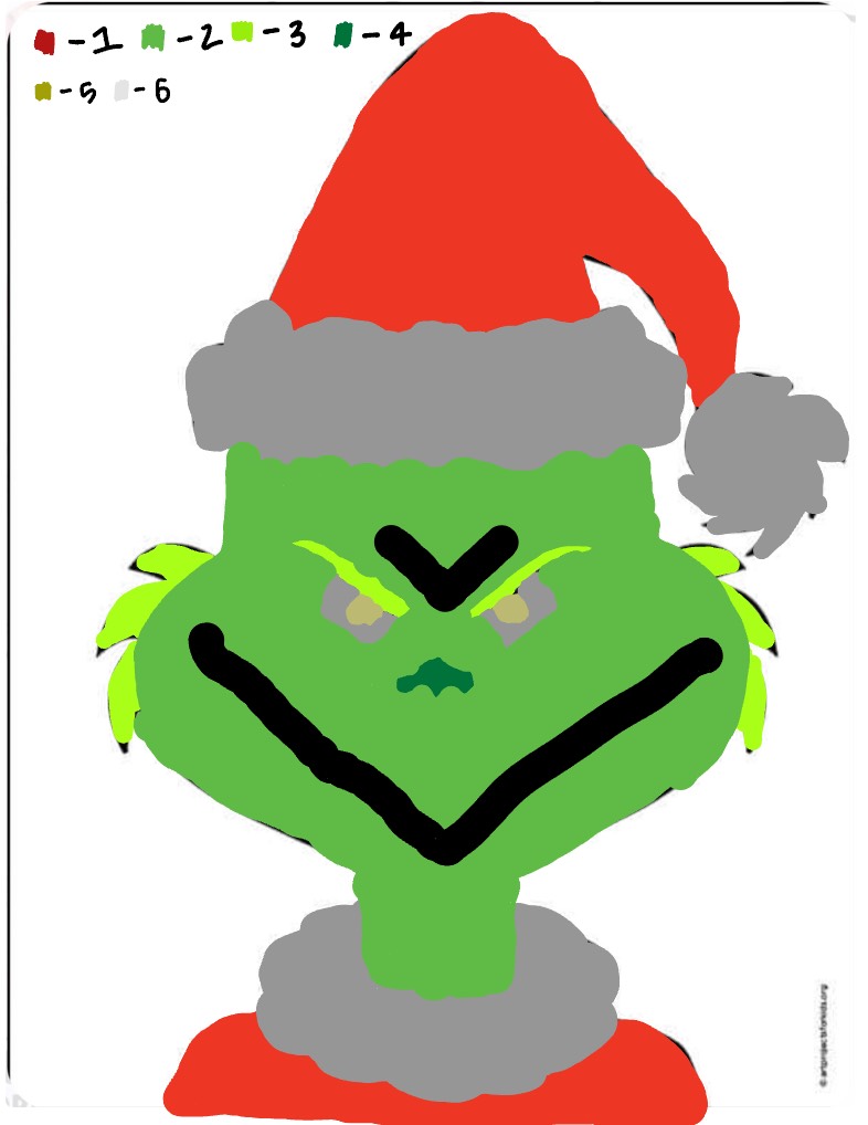 GRINCH COLOR BY NUMBER (2) - Notability Gallery