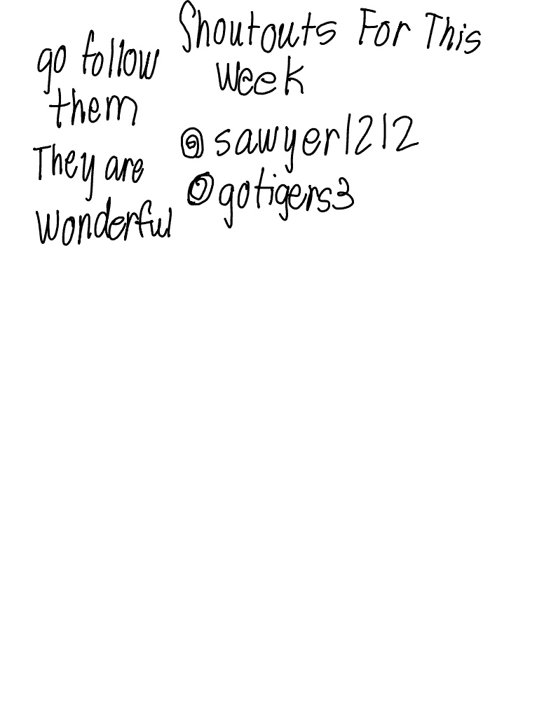 Week 2 Shoutouts - Notability Gallery