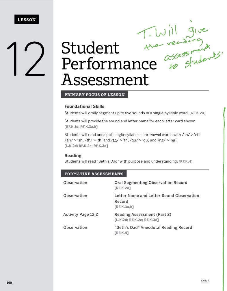 Annotated Lesson - Notability Gallery