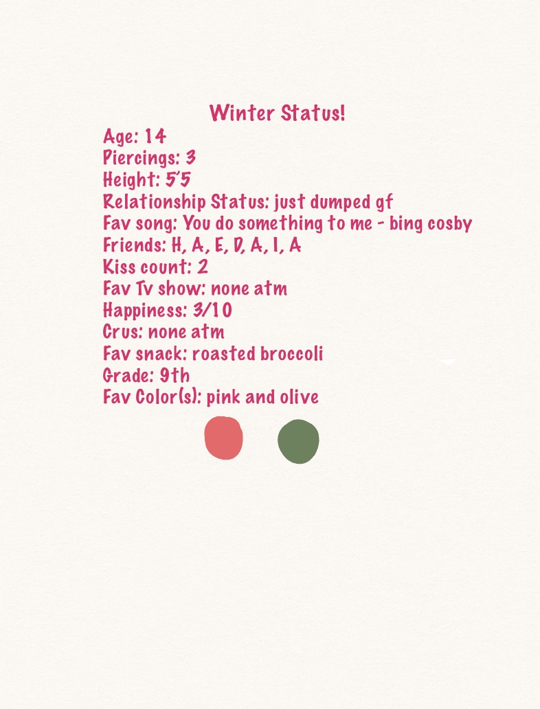 Winter Statusss - Notability Gallery