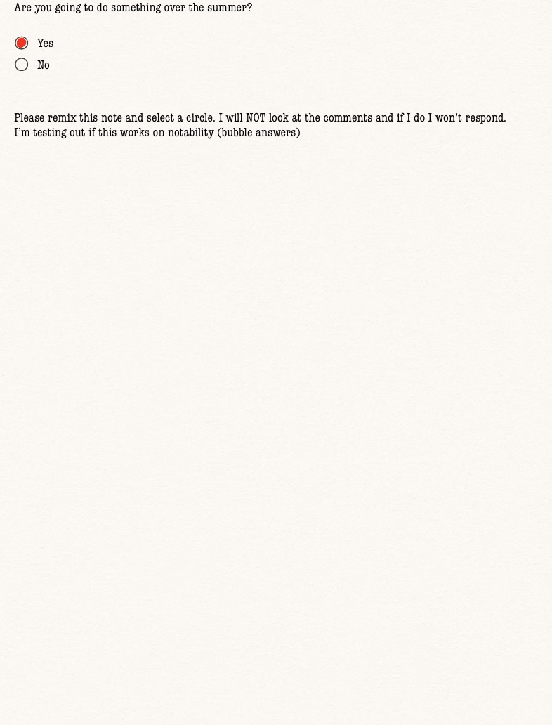 POLL! - Notability Gallery