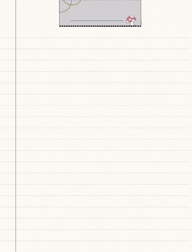 Cute Mushroom Template - Notability Gallery