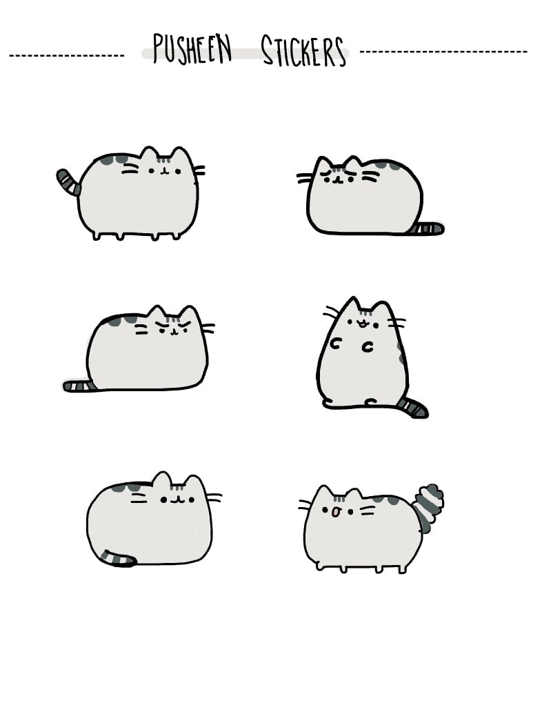 Pusheen Stickers - Notability Gallery
