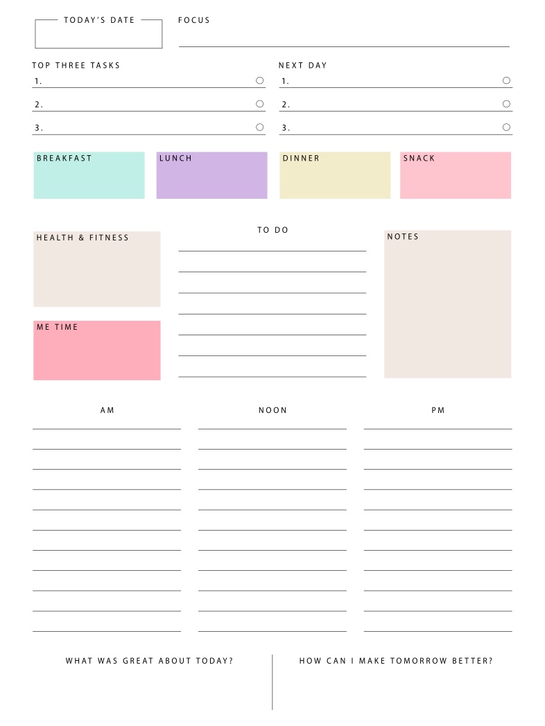 Daily Planner 2 - Notability Gallery