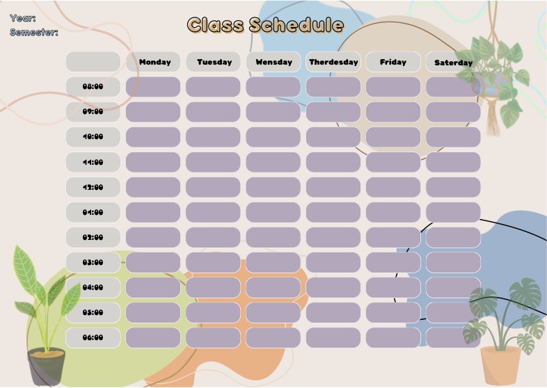 Class Schedule - Notability Gallery