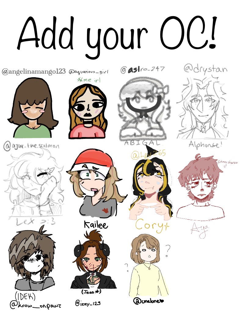 Add Your OC :) - Notability Gallery