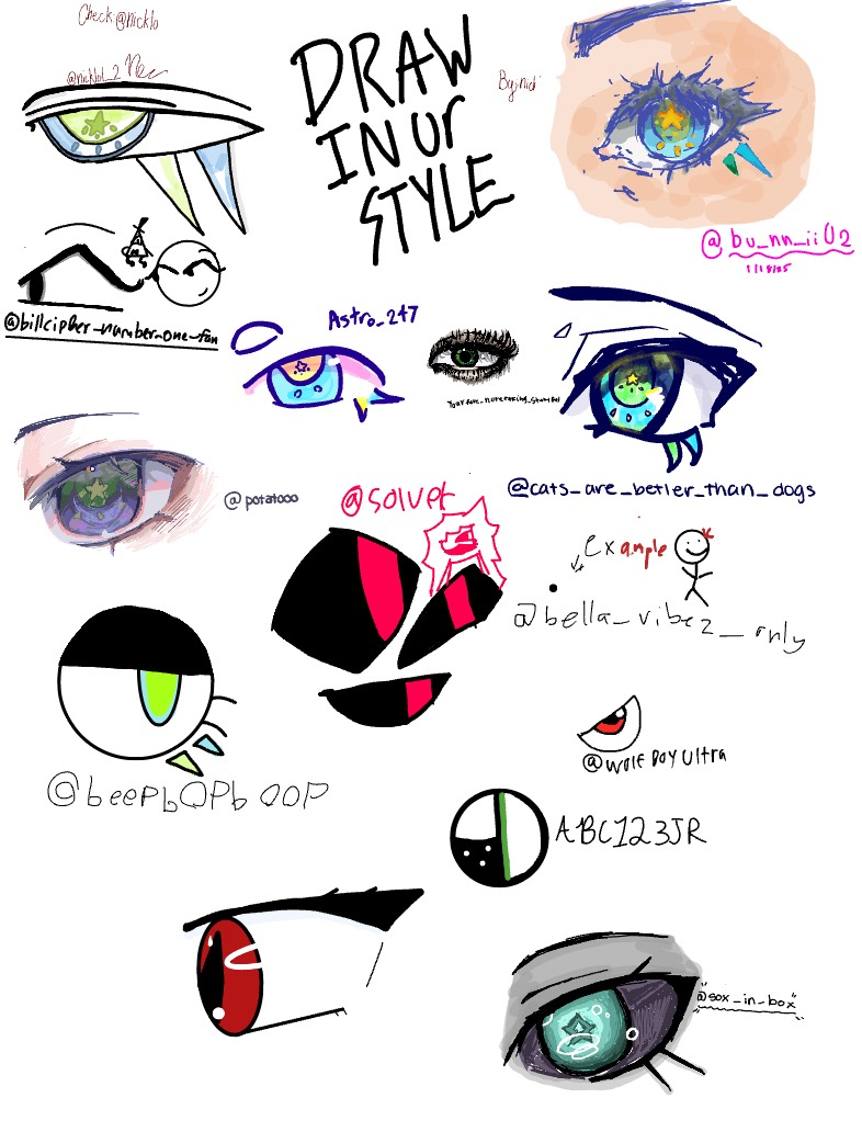 I Drew My Eyeeee! - Notability Gallery