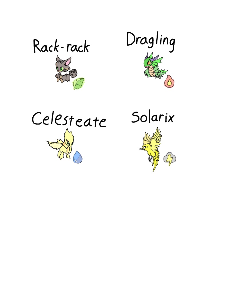 Prodigys Old Starter Pets Second Evolution Notability Gallery