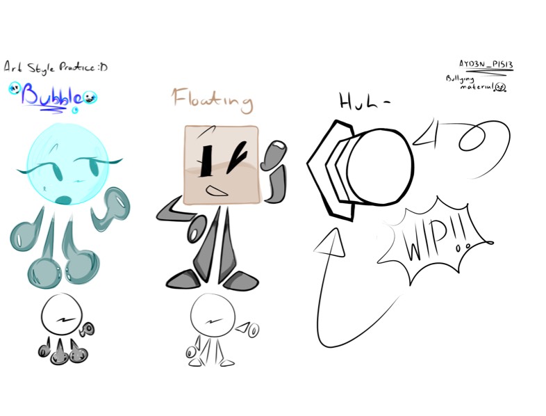 Art Style Prac That Is In Fact A WIP Aha - Notability Gallery
