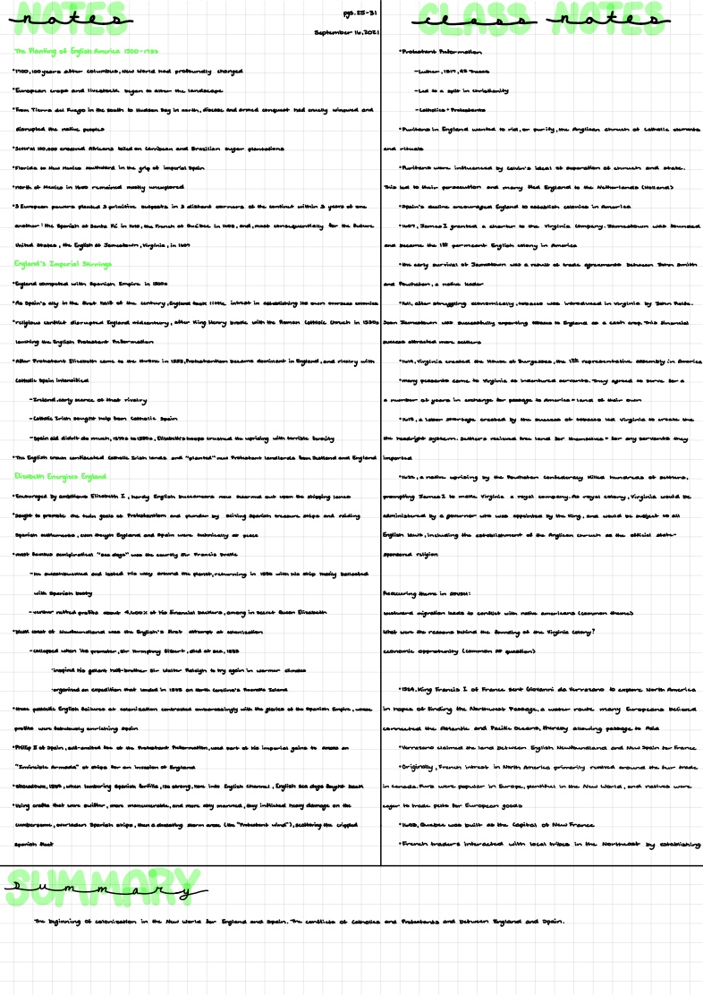 Unit 2 - Cornell Notes Completed - Notability Gallery