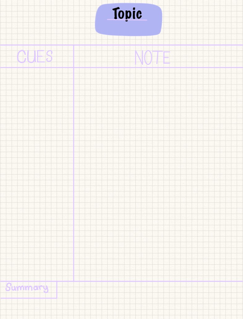 Cornell Notes - Notability Gallery