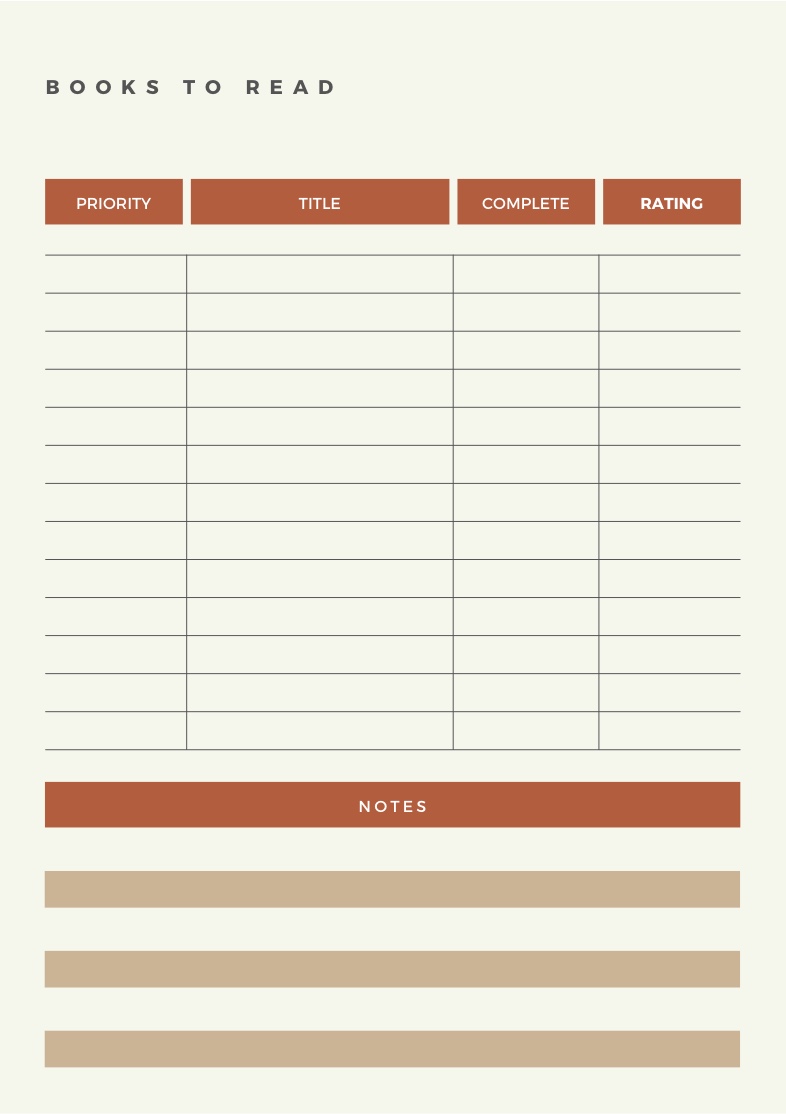 Book List - Notability Gallery