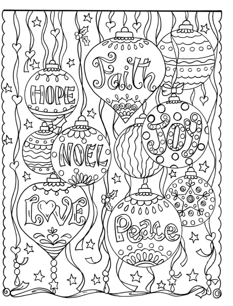 bible coloring pages for christmas