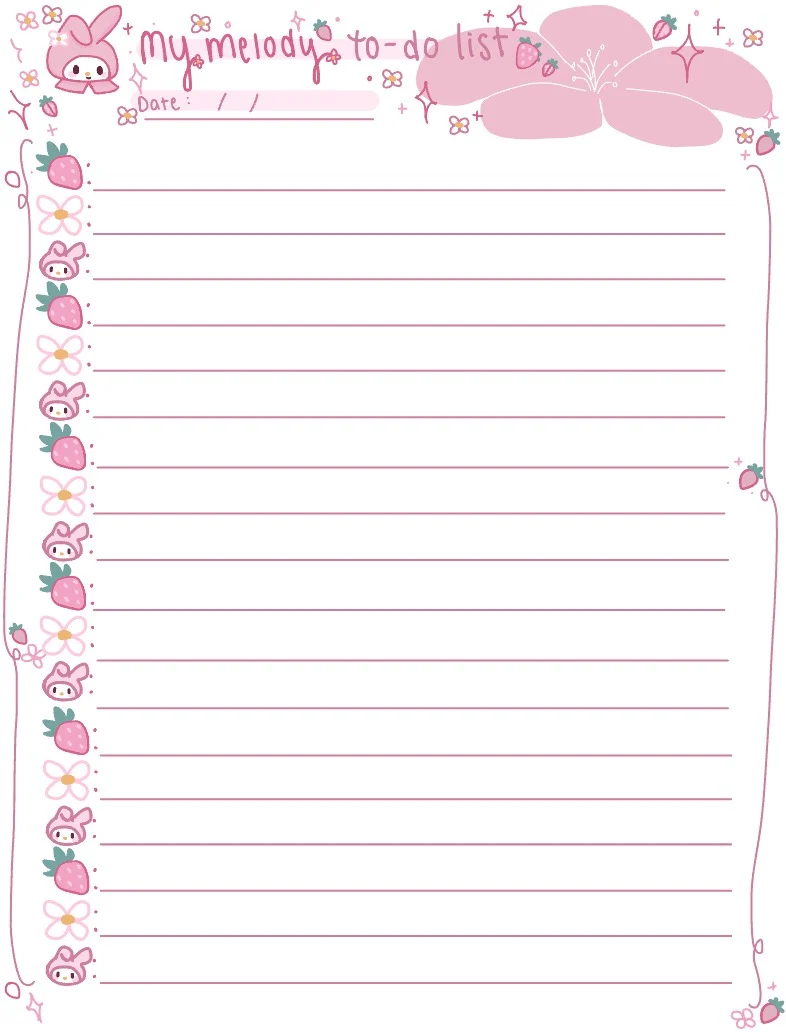 My Melody To Do List - Notability Gallery