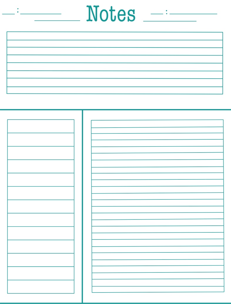 Cornell Notes - Green - Notability Gallery