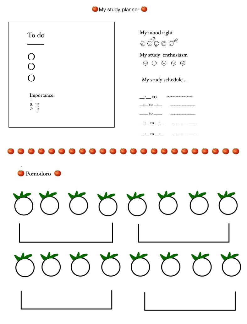 Pomodoro Study Planner - Notability Gallery