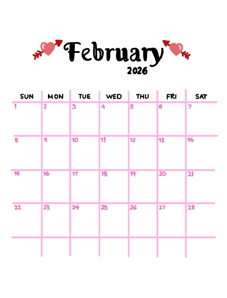 February 2026 Calendar - Notability Gallery
